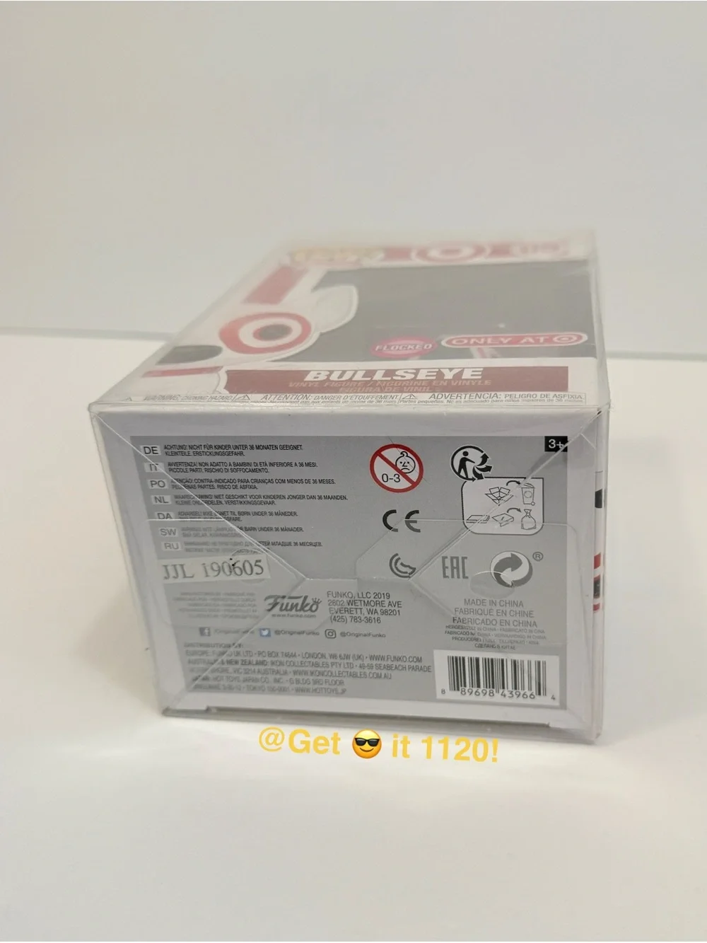 Funko POP! Ad Icons Target - Bullseye Flocked with Red Collar Protector included